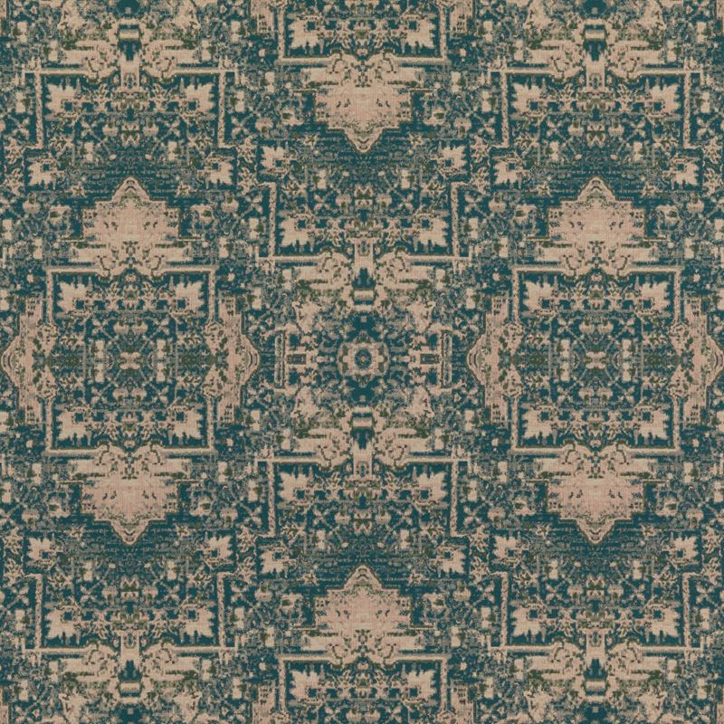 Mulberry Fabric FD782.R122 Faded Tapestry Teal