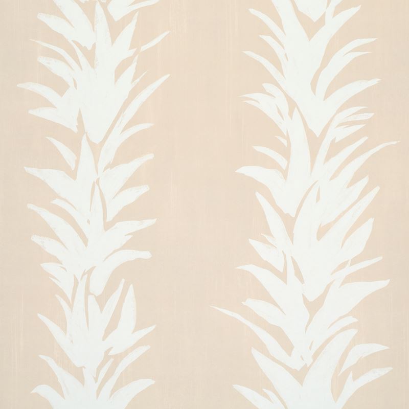 Schumacher Wallpaper 5013663 White Lotus Sand