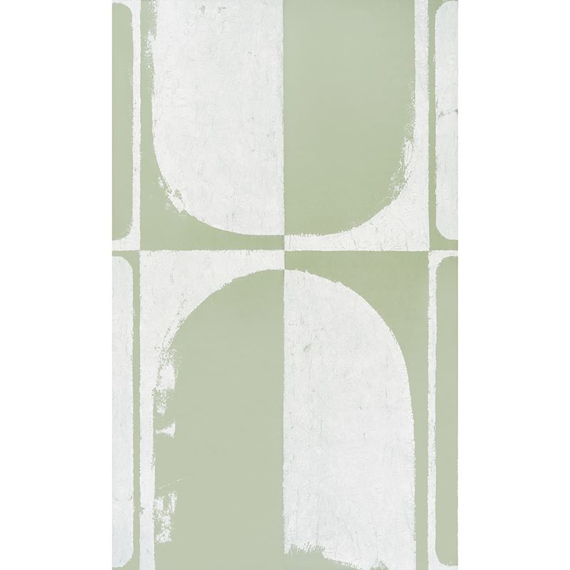 Schumacher Wallpaper 5014901 The Cloisters Panel Set Soft Green