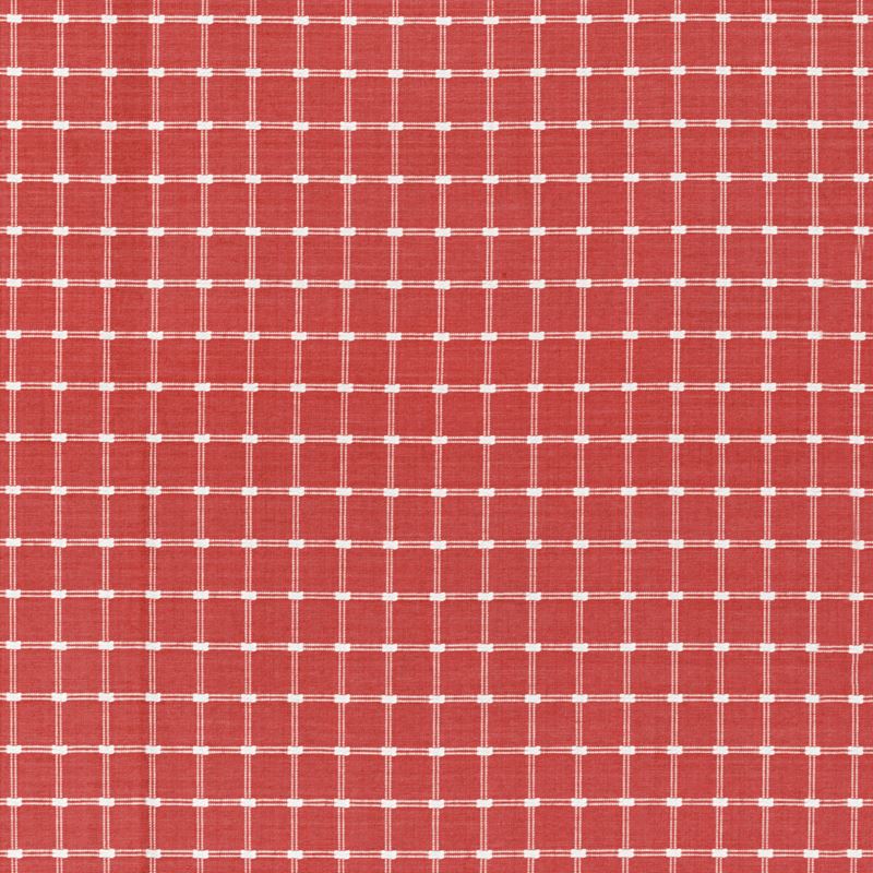 Brunschwig & Fils Fabric 8022116.19 Lison Check Red