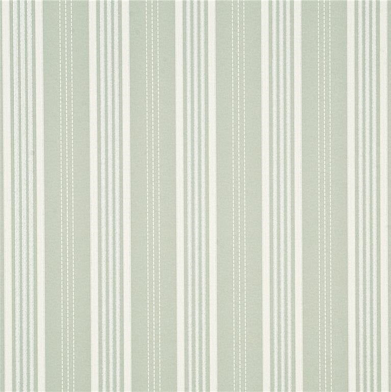 Mulberry Wallpaper FG067.J79 Narrow Ticking Stripe Silver/Ivory