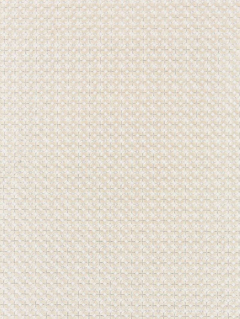 Scalamandre Fabric SC 000127133 Floret Embroidery Champagne