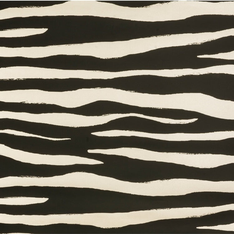Kravet Design Wallpaper W3321.816 Mona Zebra Night