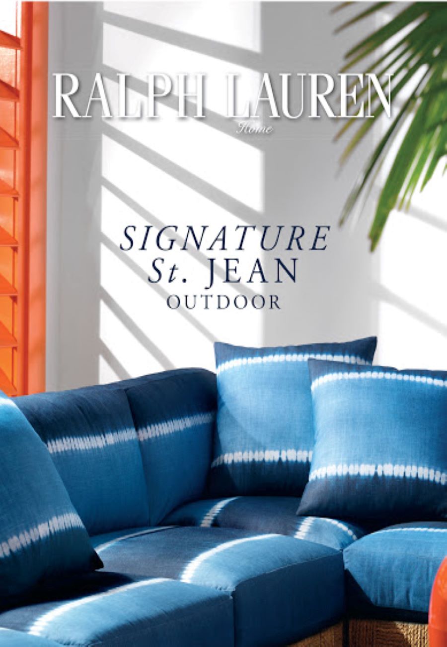 Ralph Lauren Signature St Jean Outdoor Fabrics | Inside Stores 