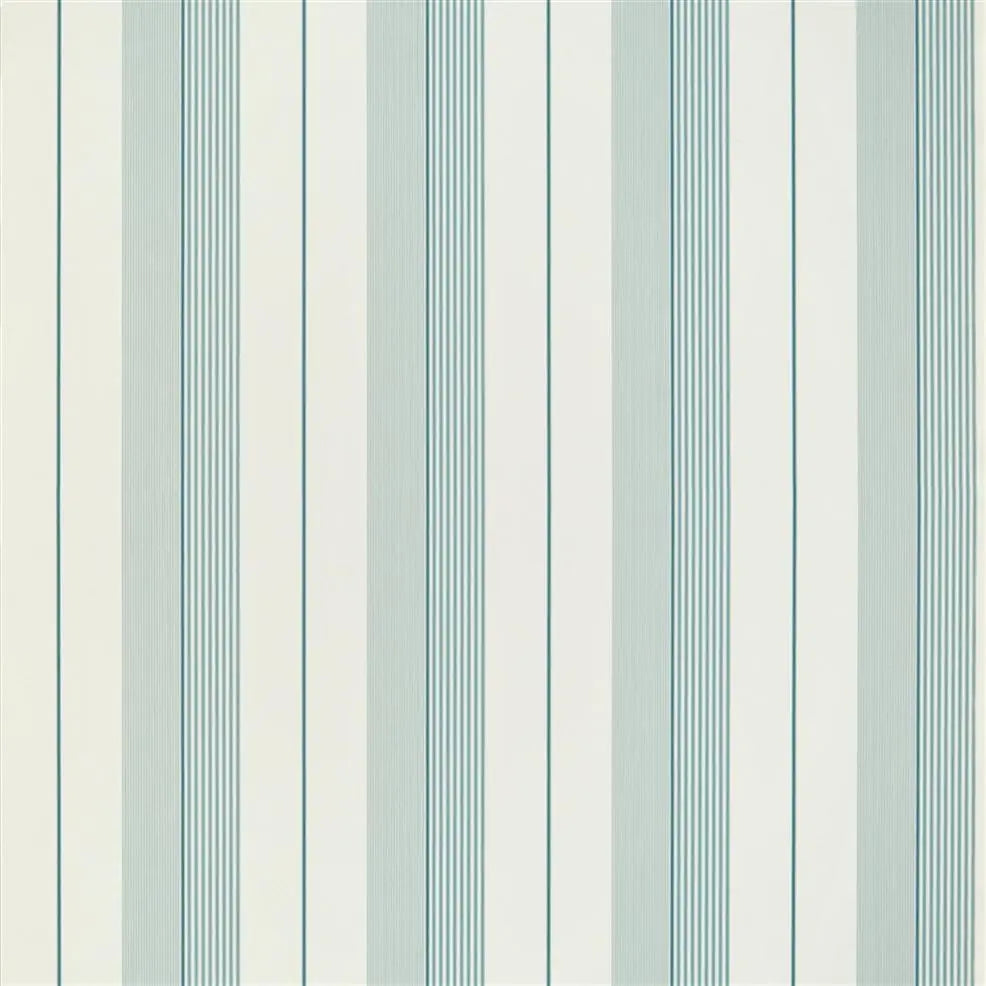 PRL020/14 Aiden Stripe Teal Blue by Ralph Lauren