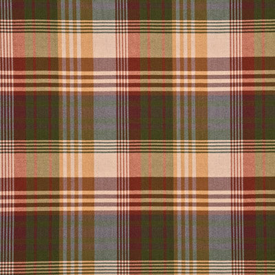 Fabric FD016/584.Y107 Ancient Tartan Mulberry by