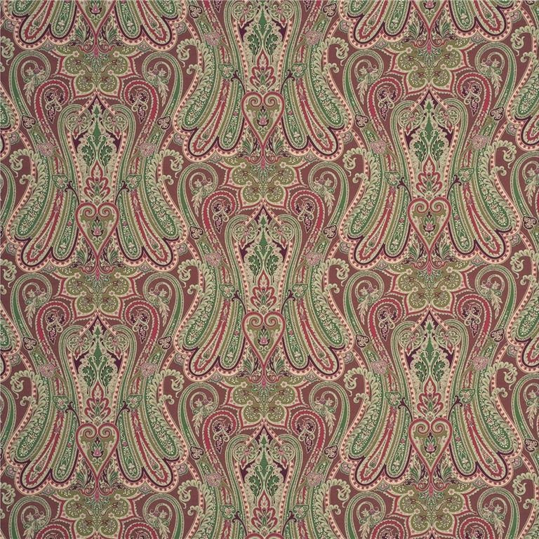 Mulberry Fabric FD260.H35 Heirloom Paisley Damson