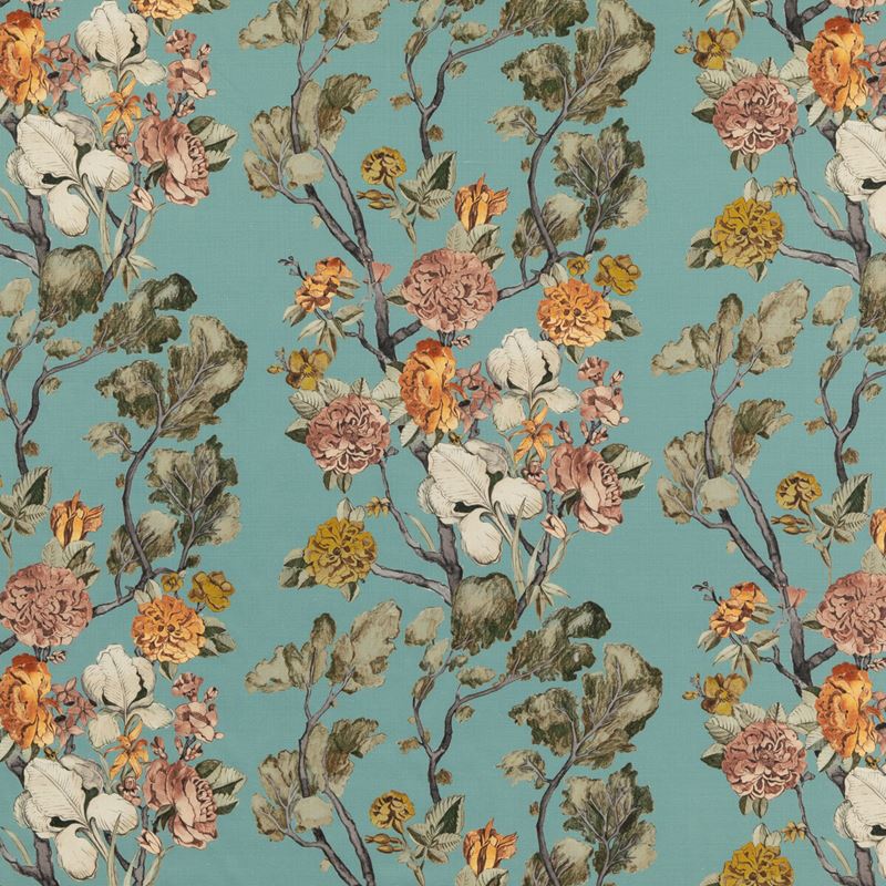 Mulberry Fabric FD304.R122 Wild Side Teal