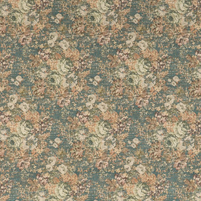 Mulberry Fabric FD725.R11 Bohemian Tapestry Teal