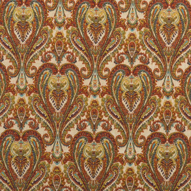 Mulberry Fabric FD728.Y101 Bohemian Paisley Multi