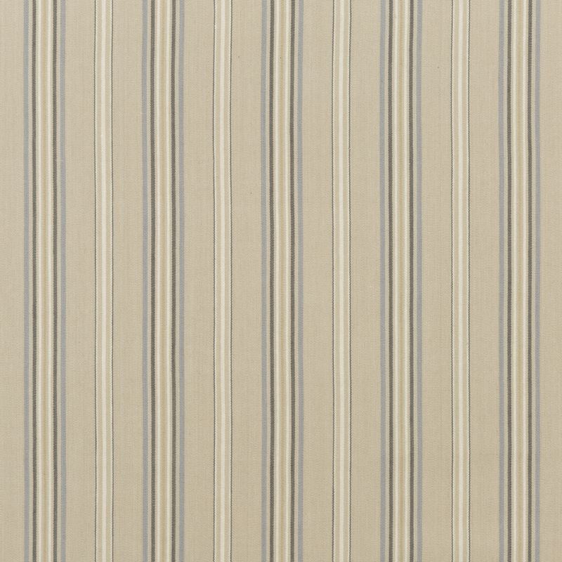 Mulberry Fabric FD754.K112 Exeter Stripe Slate/Stone