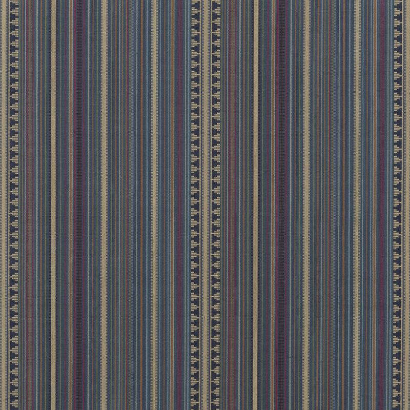 Mulberry Fabric FD756.R11 Pageant Stripe Teal