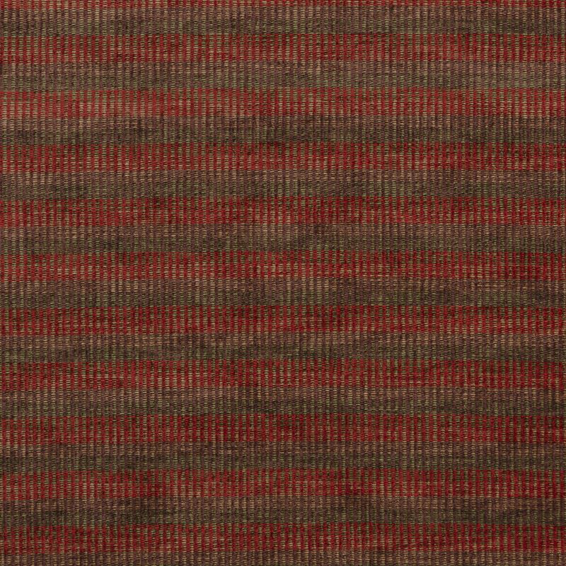 Mulberry Fabric FD761.V117 Rattan Chenille Red/Green