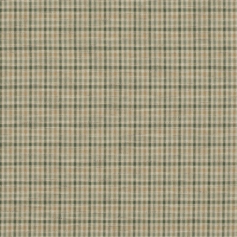 Mulberry Fabric FD810.S25 Babington Check Green/Sand