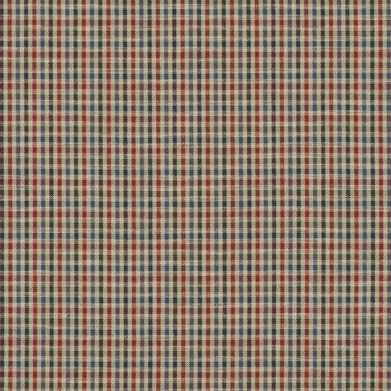 Mulberry Fabric FD810.V110 Babington Check Red/Blue