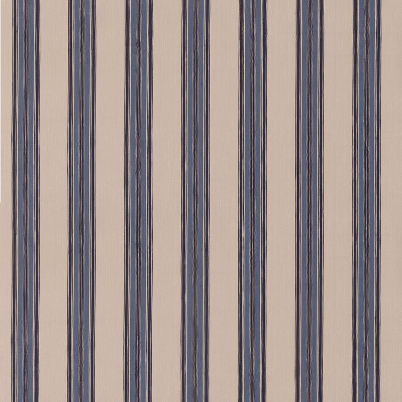 Mulberry Fabric FD829.H10 Falmouth Stripe Indigo