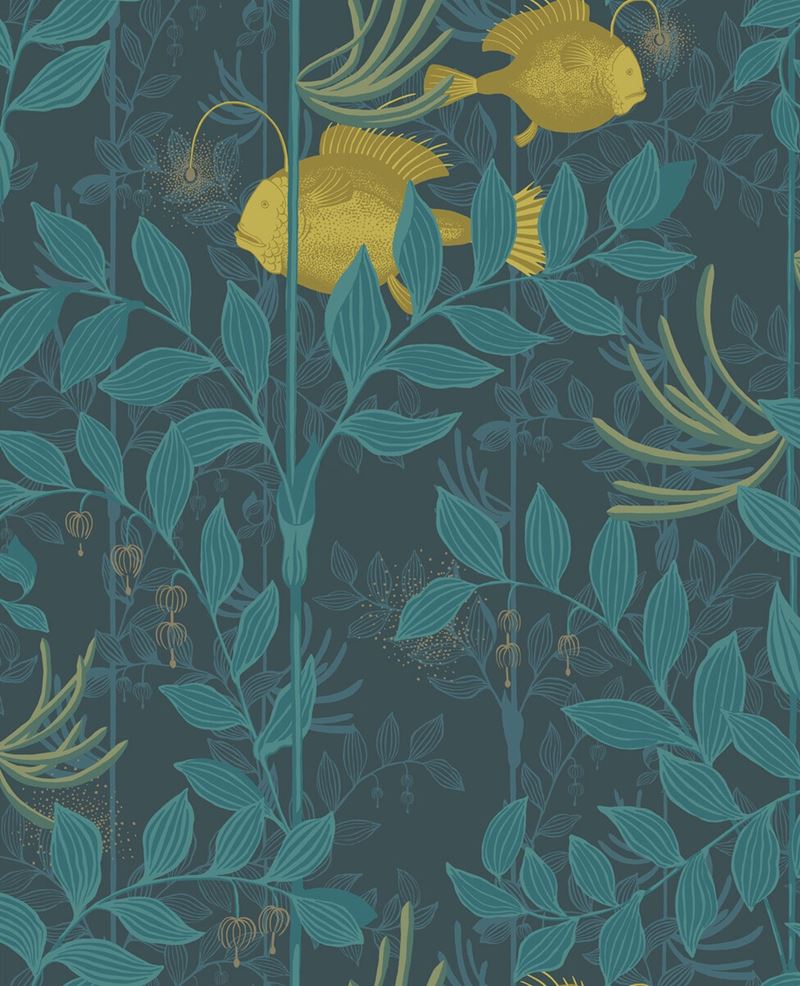 Cole & Son Wallpaper 103/4018.CS Nautilus Dark Blue