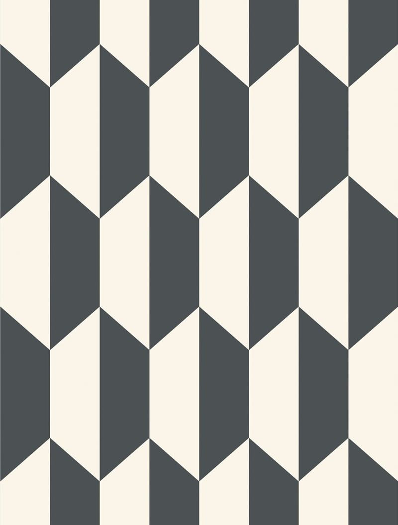 Cole & Son Wallpaper 105/12050.CS Tile Black and White