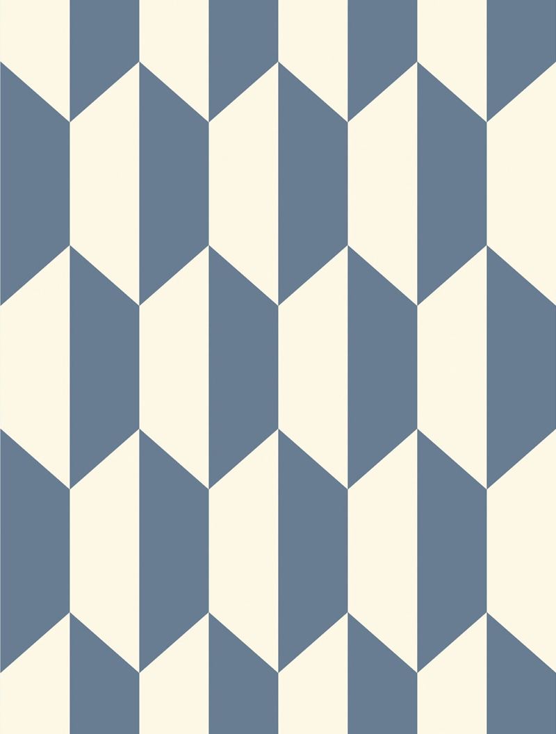 Cole & Son Wallpaper 105/12054.CS Tile Blue and White