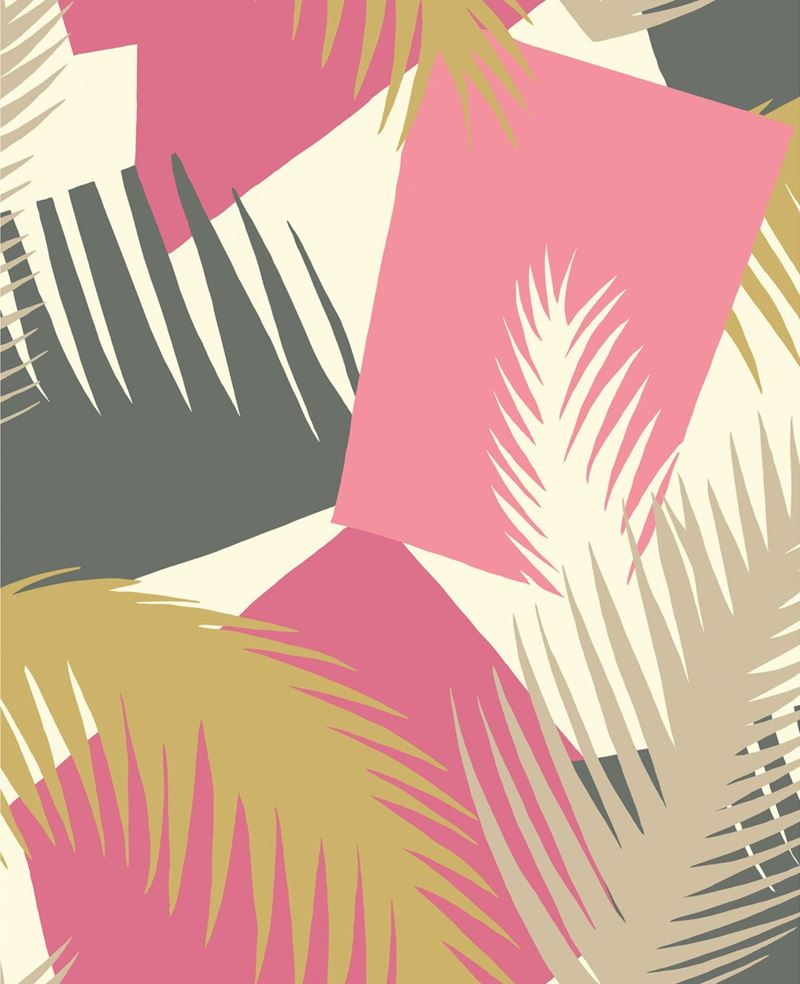 Cole & Son Wallpaper 105/8038.CS Deco Palm Pink