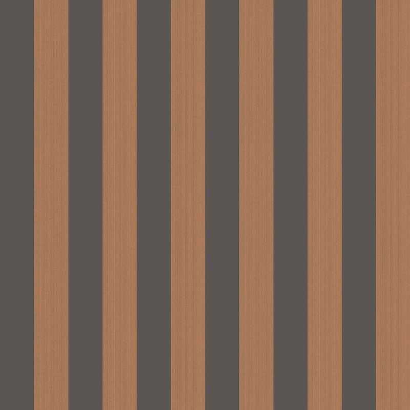 Cole & Son Wallpaper 110/3017.CS Regatta Stripe Tan + Black