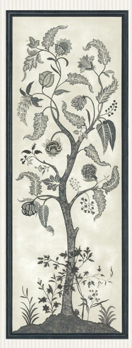 Cole & Son Wallpaper 113/14042.CS Trees Of Eden/Paradise Charcoal & Parchment