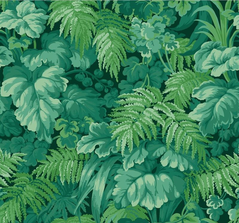 Cole & Son Wallpaper 113/3009.CS Royal Fernery Forest Green