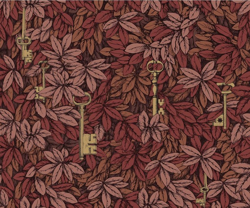 Cole & Son Wallpaper 114/9019.CS Chiavi Segrete Autumnal Leaves