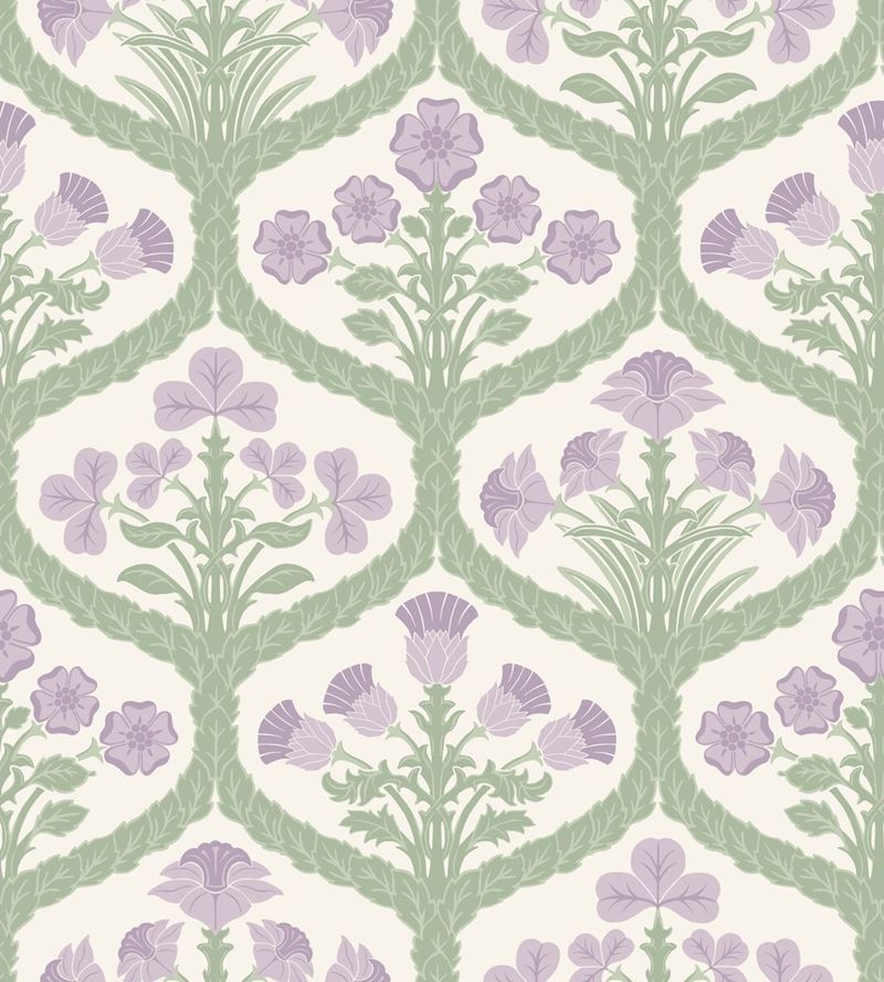 Cole & Son Wallpaper 116/3012.CS Floral Kingdom Mulb/Olive