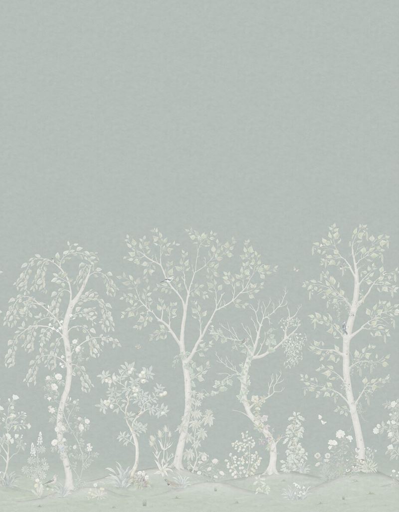 Cole & Son Wallpaper 120/6020M.CS Seasonal Woods Jade Pearl