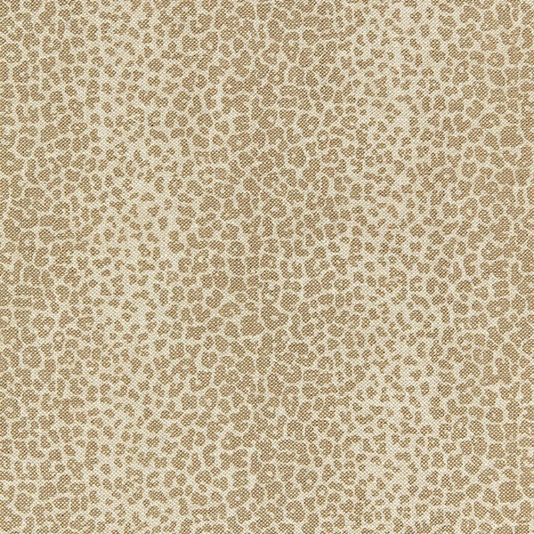 Schumacher Fabric 174842 Leopard Linen Print Sesame