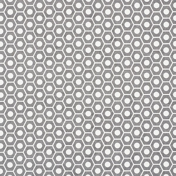 Schumacher Fabric 177077 Queen B Grey