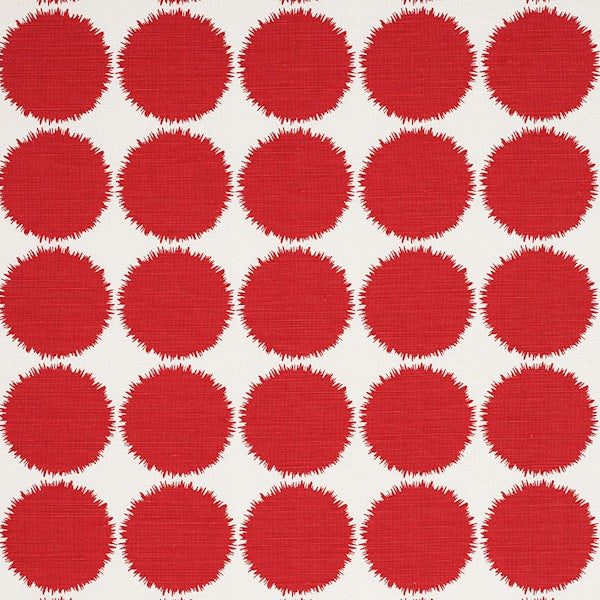 Schumacher Fabric 177093 Fuzz Red
