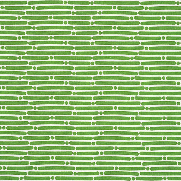 Schumacher Fabric 177102 Dot Dash Green