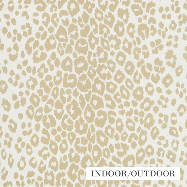 Schumacher Fabric 177321 Iconic Leopard Indoor/Outdoor Linen