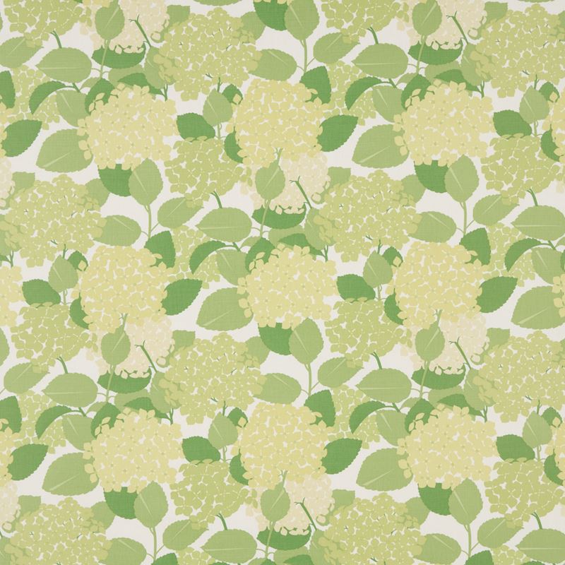 Schumacher Fabric 177584 Hydrangea Green