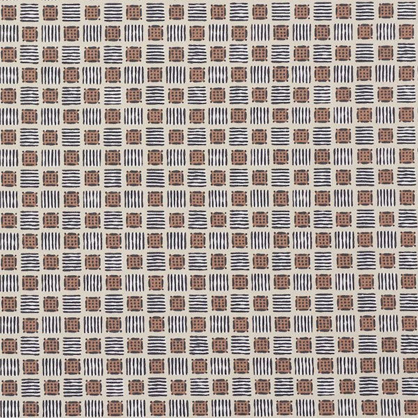 Schumacher Fabric 177860 Mottley Grid Wren