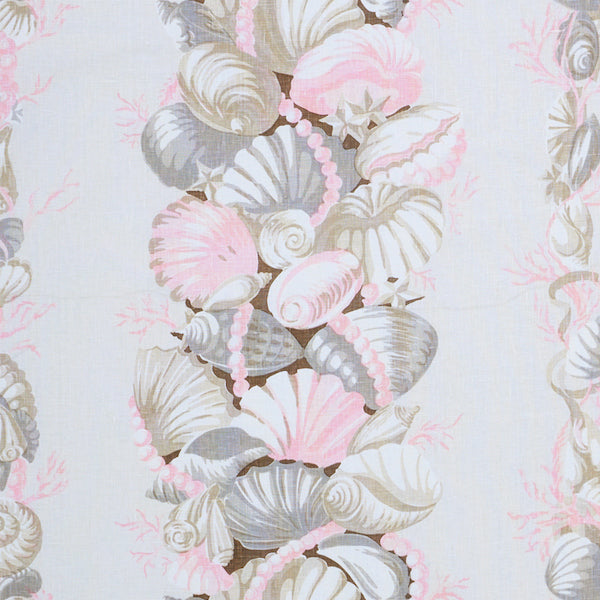 Schumacher Fabric 178781 Bedolina Chintz Pink & Natural