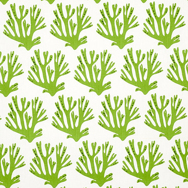 Schumacher Fabric 179101 Coral Green