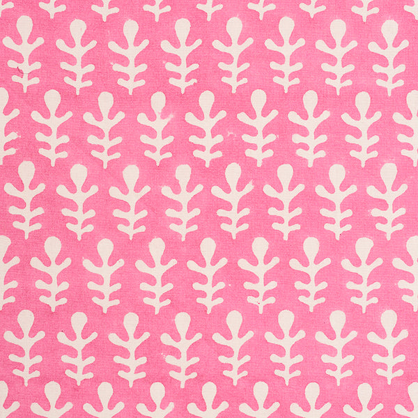 Schumacher Fabric 179240 Bagru Pink