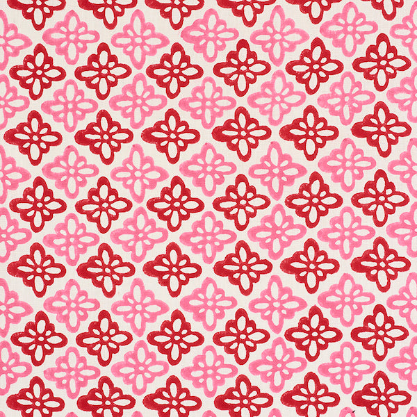 Schumacher Fabric 179300 Pattee Pink