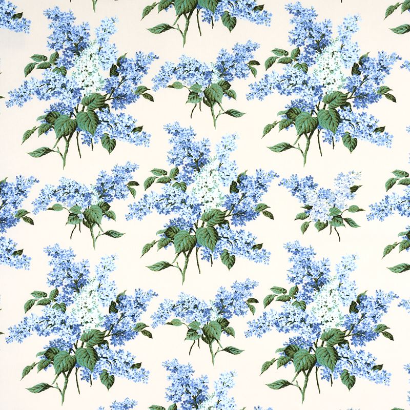 Schumacher Fabric 180620 Proust's Lilacs Blue