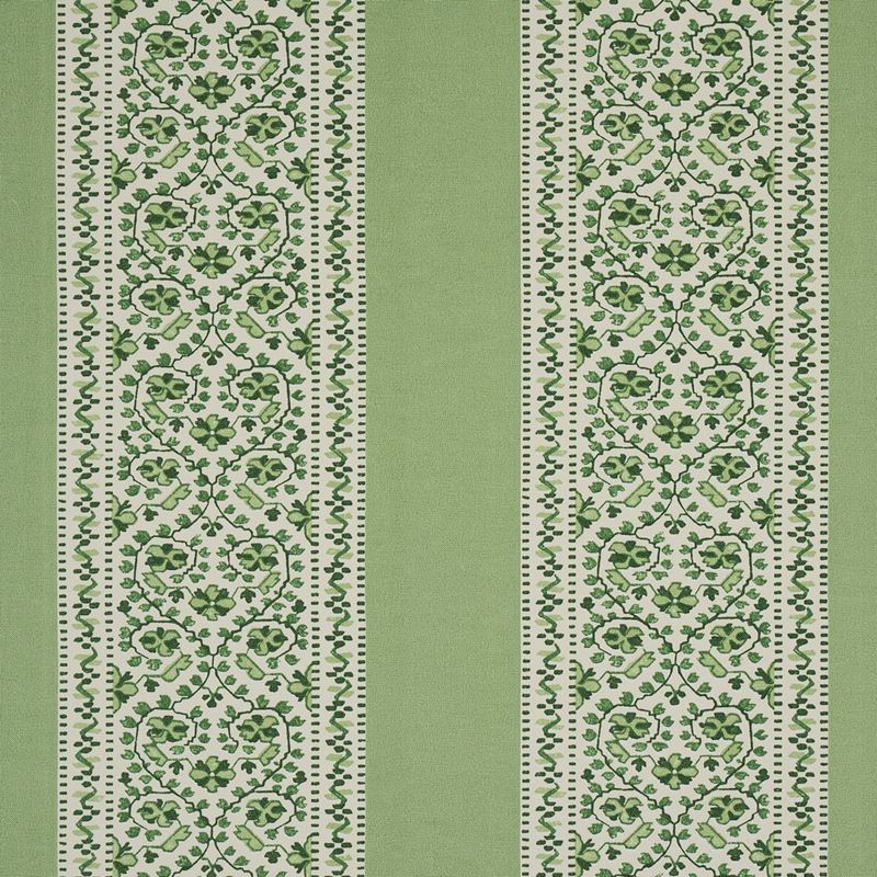Schumacher Fabric 180741 Jasmine Indoor/Outdoor Leaf Green