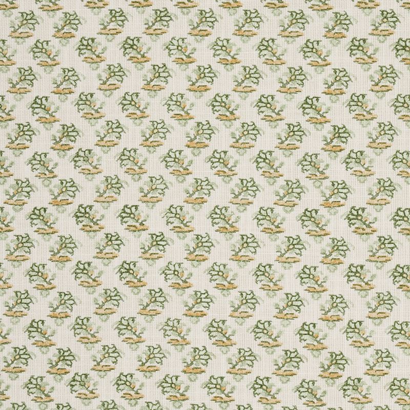 Schumacher Fabric 180761 Oleander Indoor/Outdoor Leaf Green