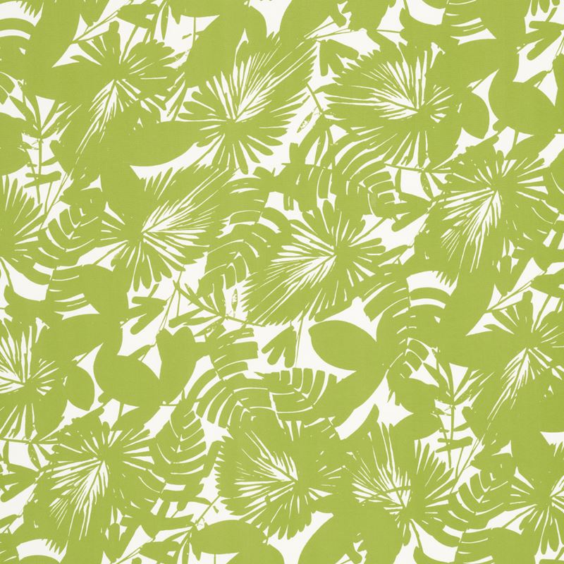Schumacher Fabric 181071 Palisades Palm Print Indoor/Outdoor Fern