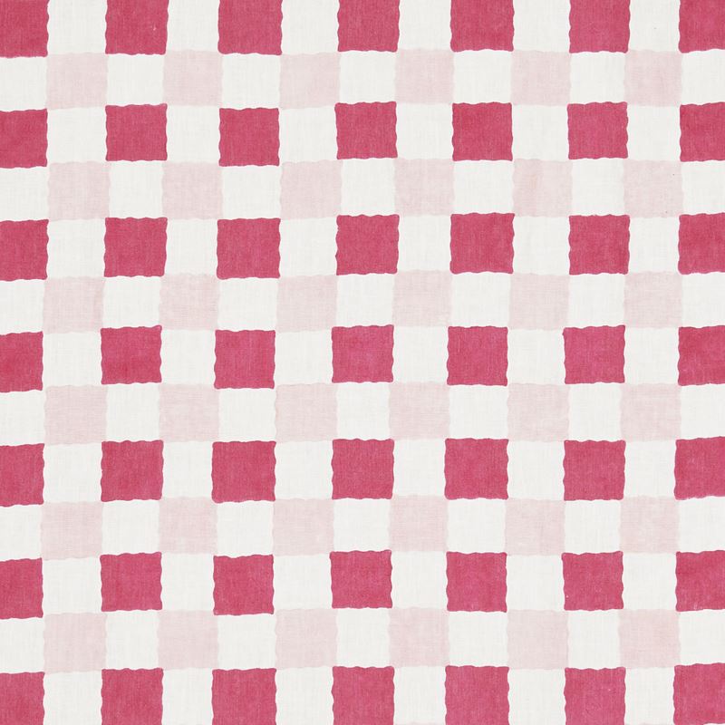 Schumacher Fabric 181790 Chequer Pinks