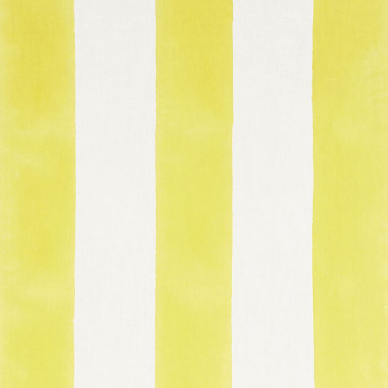 Schumacher Fabric 181812 Wide Stripe Yellow