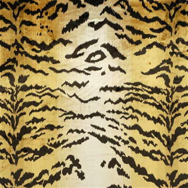 Lee Jofa Fabric 2005227.4 Silk Tiger Velvet Oro