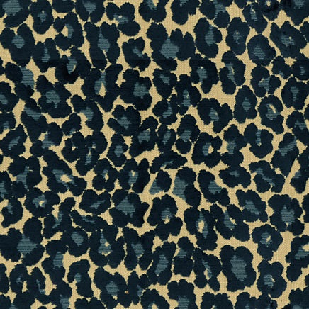 Lee Jofa Fabric 2012148.5 Le Leopard Sapphire