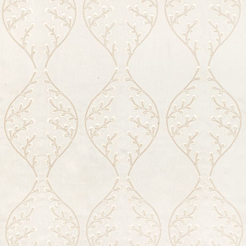 Lee Jofa Fabric 2021129.1 Lillie Embroidery Ivory